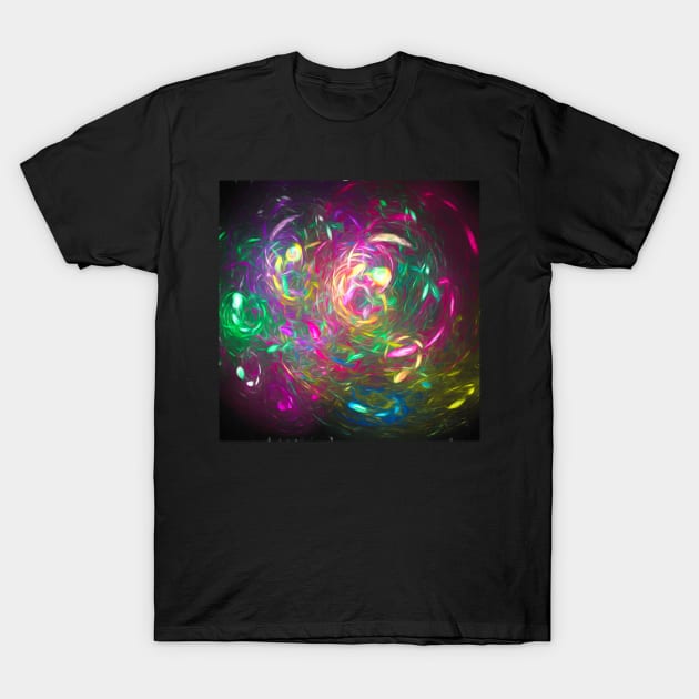 Rainbow Fractal T-Shirt by jasminaseidl